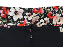 Load image into Gallery viewer, 極美品 DOLCE&amp;GABBANA ドルチェアンドガッバーナ 花柄 スカート ブラック ボトムス シルク F4R12T サイズ38 中古 52827
