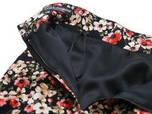 Load image into Gallery viewer, 極美品 DOLCE&amp;GABBANA ドルチェアンドガッバーナ 花柄 スカート ブラック ボトムス シルク F4R12T サイズ38 中古 52827