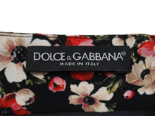 Load image into Gallery viewer, 極美品 DOLCE&amp;GABBANA ドルチェアンドガッバーナ 花柄 スカート ブラック ボトムス シルク F4R12T サイズ38 中古 52827