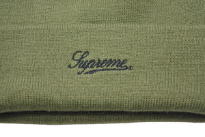 Supreme シュプリーム オバマ 44TH PRESENT オバマ ニット帽 ニットキャップ 帽子 18AW RN101837 アクリル カーキ 美品 中古 5283 