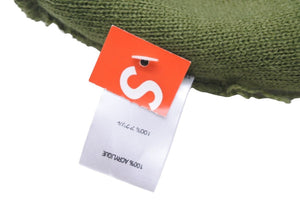 Supreme シュプリーム オバマ 44TH PRESENT オバマ ニット帽 ニットキャップ 帽子 18AW RN101837 アクリル カーキ 美品 中古 5283 
