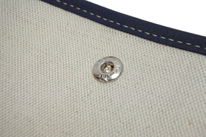 新品未使用 GOYARD ゴヤール ショルダーバッグ プリュメ ポーチウォレット ネイビー PVC レザー シルバー金具 中古 52831