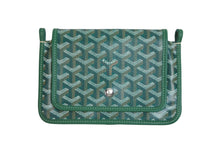 Load image into Gallery viewer, 新品未使用 GOYARD ゴヤール ショルダーバッグ プリュメ ポーチウォレット グリーン PVC レザー シルバー金具 中古 52832