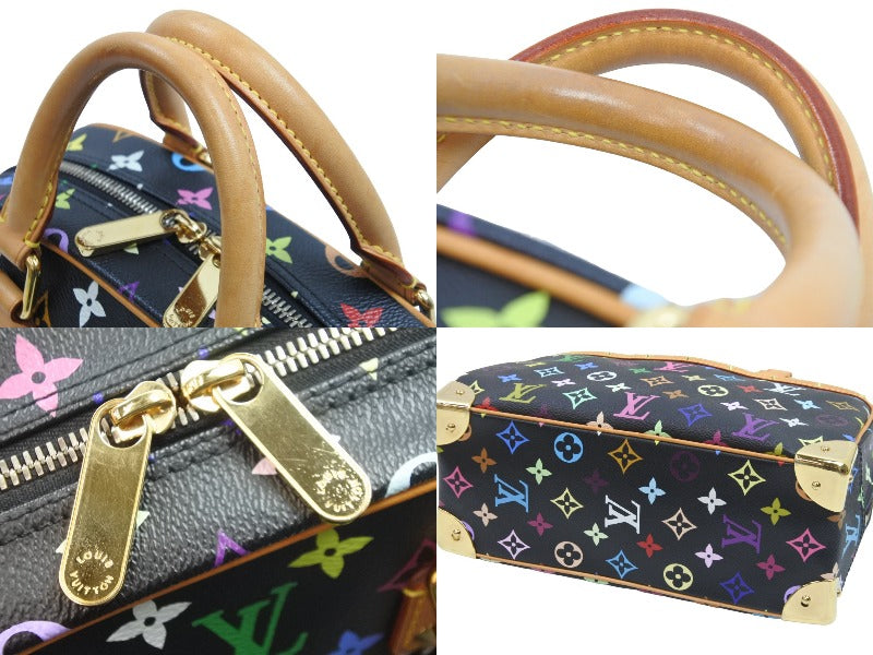 極美品 LOUIS VUITTON ルイ・ヴィトン ハンドバッグ トゥルーヴィル モノグラム M92662 マルチカラー ゴールド金具  52880