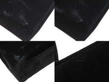 Load image into Gallery viewer, CHANEL シャネル ハンドバッグ ミニバック 5番台 ココマーク ベロア レザー ブラック ゴールド金具 美品 中古 52902