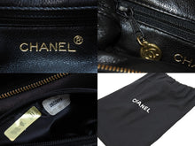 Load image into Gallery viewer, CHANEL シャネル ハンドバッグ ミニバック 5番台 ココマーク ベロア レザー ブラック ゴールド金具 美品 中古 52902