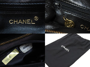 CHANEL シャネル ハンドバッグ ミニバック 5番台 ココマーク ベロア レザー ブラック ゴールド金具 美品 中古 52902