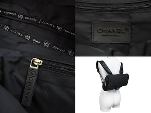 CHANEL シャネル リュック・デイパック スポーツライン A33039 ココマーク 10番台 ブラック 美品 中古 52913