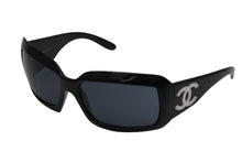 Load image into Gallery viewer, CHANEL シャネル サングラス アイウェア メガネ ココマーク 61□16 120 5067-H C501/87 プラスチック ブラック 美品 中古 52930