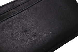CHANEL シャネル パスケース カードケース ココマーク フランス製 レザー ブラック シルバー金具 良品 中古 52931