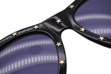 Load image into Gallery viewer, CHANEL シャネル サングラス アイウェア メガネ ココマーク 星 ブラック プラスチック 03525 94305 ゴールド金具 美品 中古 52966