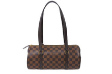 Load image into Gallery viewer, 新品同様 LOUIS VUITTON ルイ・ヴィトン ハンドバッグ パピオン ダミエキャンバス 新型 N41210 ブラウン ゴールド金具 中古 52982