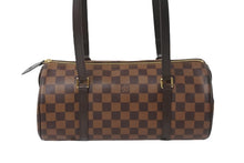 Load image into Gallery viewer, 新品同様 LOUIS VUITTON ルイ・ヴィトン ハンドバッグ パピオン ダミエキャンバス 新型 N41210 ブラウン ゴールド金具 中古 52982