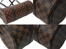 Load image into Gallery viewer, 新品同様 LOUIS VUITTON ルイ・ヴィトン ハンドバッグ パピオン ダミエキャンバス 新型 N41210 ブラウン ゴールド金具 中古 52982