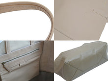 Load image into Gallery viewer, CELINE セリーヌ トートバッグ ハンドバッグ カバー S-CU0182 レザー バイカラー ベージュ 良品 中古 52995