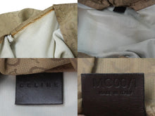 Load image into Gallery viewer, CELINE セリーヌ ハンドバッグ トートバッグ Cマカダム ロゴ ベージュ ブラウン MC00/1 美品 中古 52997
