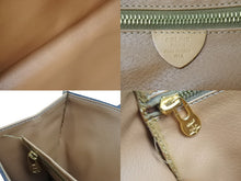 Load image into Gallery viewer, CELINE セリーヌ クラッチバッグ パーティバッグ マカダム柄 ブラウン PVC レザー ゴールド金具 良品 中古 53000