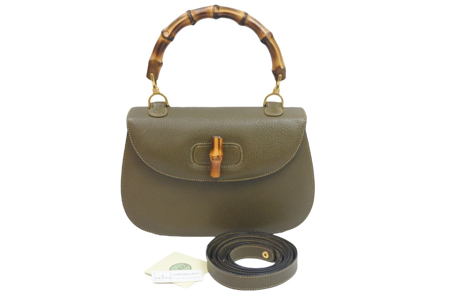 GUCCI バンブー 2way ハンドバッグ レザー ホーボー ショルダーバッグ GUCCI グッチ バンブー ハンドバッグ ショルダーバッグ 2WAY 000