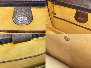 GUCCI グッチ ハンドバッグ 2WAY ショルダーバッグ ブラウン バンブー レザー ゴールド金具 美品 中古 53021 
