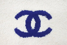 Load image into Gallery viewer, 極美品 CHANEL シャネル トートバッグ ラージショッピングバッグ 26番台 AS0452 コットン ラム ホワイト ブルー 中古 53023