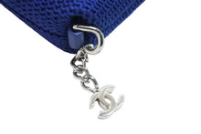 Load image into Gallery viewer, 極美品 CHANEL シャネル トートバッグ ラージショッピングバッグ 26番台 AS0452 コットン ラム ホワイト ブルー 中古 53023