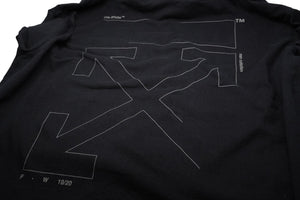 off-white オフホワイト 半袖Tシャツ アローロゴ ブラック ヴァージルアブロー サイズxl 20aw 中古 53058