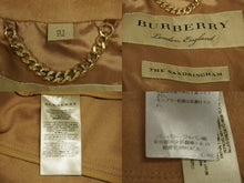 Load image into Gallery viewer, 極美品 BURBERRY バーバリー カシミヤ トレンチコート ブラウン アウター ゴールド金具 ノバチェック 3994455 サイズ36 中古 53062