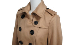 Load image into Gallery viewer, 極美品 BURBERRY バーバリー カシミヤ トレンチコート ブラウン アウター ゴールド金具 ノバチェック 3994455 サイズ36 中古 53062