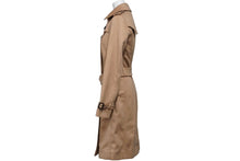 Load image into Gallery viewer, 極美品 BURBERRY バーバリー カシミヤ トレンチコート ブラウン アウター ゴールド金具 ノバチェック 3994455 サイズ36 中古 53062