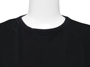 YOKO CHAN ヨーコチャン 半袖Ｔシャツ ブラウス YCT-219-013 サイズ40 ブラック ブルー 美品 中古 53066