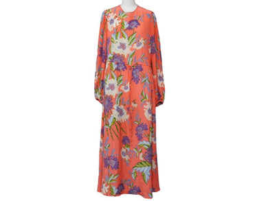DIANE VON FURSTENBERG ダイアンフォンファステンバーグ ワンピース ピンク シルク 404-7149203 花柄 サイズ0 美品 中古 53068