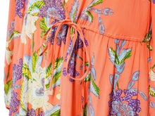 Load image into Gallery viewer, DIANE VON FURSTENBERG ダイアンフォンファステンバーグ ワンピース ピンク シルク 404-7149203 花柄 サイズ0 美品 中古 53068