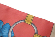 Load image into Gallery viewer, HERMES エルメス ストール ツイリー スカーフ ピンク オレンジ シルク フランス製 美品 中古 53075