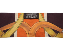 Load image into Gallery viewer, HERMES エルメス ストール ツイリー スカーフ ピンク オレンジ シルク フランス製 美品 中古 53075