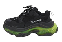Load image into Gallery viewer, BALENCIAGA バレンシアガ スニーカー triple s トリプルS レディース ブラック グリーン サイズ36 美品 中古 53086