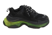 Load image into Gallery viewer, BALENCIAGA バレンシアガ スニーカー triple s トリプルS レディース ブラック グリーン サイズ36 美品 中古 53086