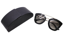 Load image into Gallery viewer, PRADA プラダ サングラス メガネ 小物 アイウェア ブラック ゴールド サイズ49□26 SPR09Q 美品 中古 53087