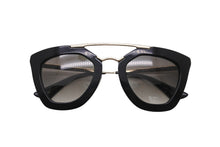 Load image into Gallery viewer, PRADA プラダ サングラス メガネ 小物 アイウェア ブラック ゴールド サイズ49□26 SPR09Q 美品 中古 53087