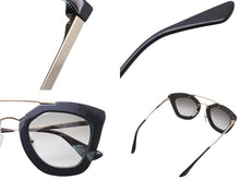 Load image into Gallery viewer, PRADA プラダ サングラス メガネ 小物 アイウェア ブラック ゴールド サイズ49□26 SPR09Q 美品 中古 53087