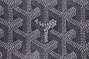 新品未使用 GOYARD ゴヤール ショルダーバッグ プリュメ ポーチウォレット グレー PVC レザー シルバー金具 中古 53142