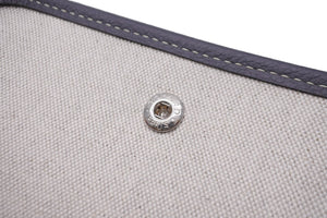 新品未使用 GOYARD ゴヤール ショルダーバッグ プリュメ ポーチウォレット グレー PVC レザー シルバー金具 中古 53142