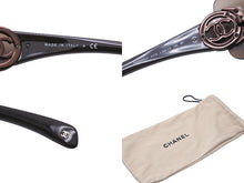 Load image into Gallery viewer, CHANEL シャネル サングラス アイウェア メガネ 小物 4173 ココマーク ブラウン イタリア製 美品 中古 53152