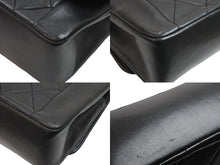 Load image into Gallery viewer, CHANEL シャネル マトラッセ シングルフラップチェーンショルダーバッグ 2番台 ラムスキン 22cm 変形 ブラック ゴールド金具 53190