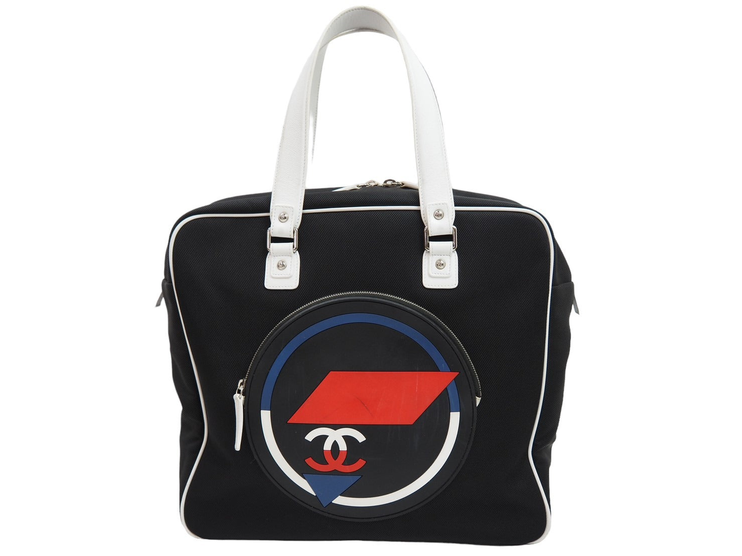 CHANEL シャネル ハンドバッグ エアライン 22番台 ナイロン レザー 