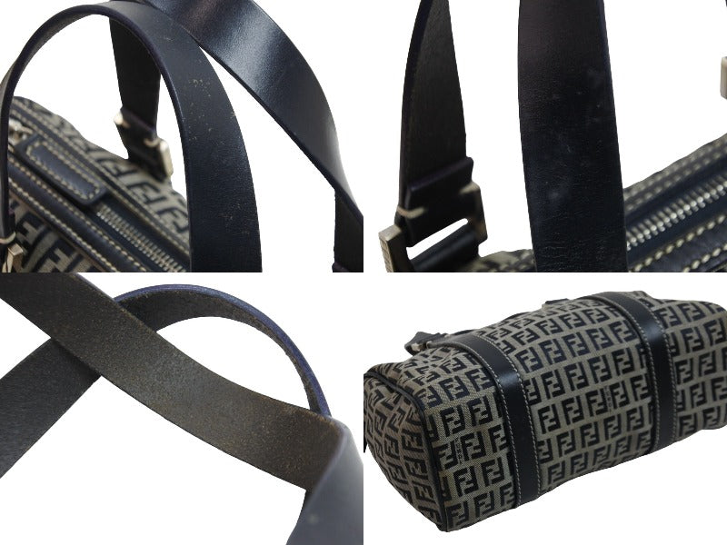 FENDI フェンディ ミニボストンバッグ ハンドバッグ ズッキーノ