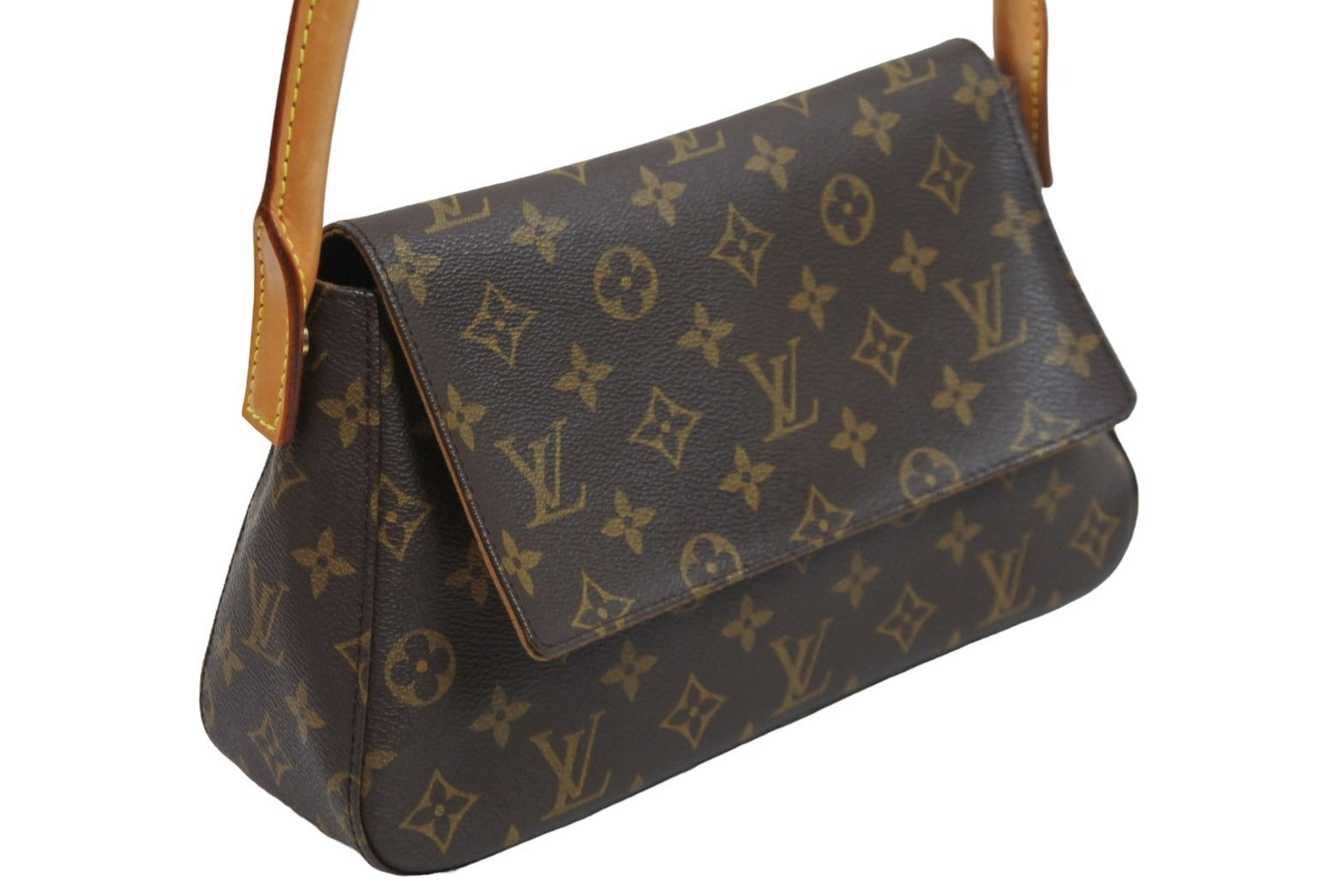 極美品 LOUISVUITTON ルイヴィトン ミニルーピング モノグラム 