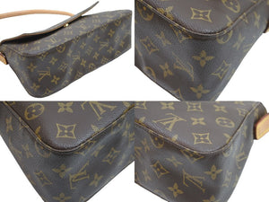LOUIS VUITTON ルイヴィトン モノグラム M51147 ミニルーピング ショルダーバッグ ハンドバッグ 中古 53232