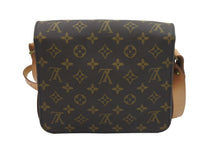 Load image into Gallery viewer, LouisVuitton ルイヴィトン カルトシエール 斜め掛け ショルダーバッグ モノグラム M51253 ブラウン ゴールド 美品 中古 53246