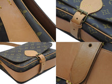 Load image into Gallery viewer, LouisVuitton ルイヴィトン カルトシエール 斜め掛け ショルダーバッグ モノグラム M51253 ブラウン ゴールド 美品 中古 53246