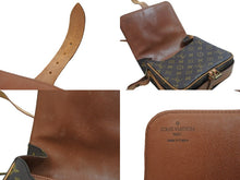 Load image into Gallery viewer, LouisVuitton ルイヴィトン カルトシエール 斜め掛け ショルダーバッグ モノグラム M51253 ブラウン ゴールド 美品 中古 53246